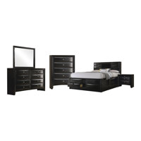 Hatty 5 - Piece Bedroom Set in Black by Red Barrel Studio
