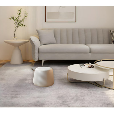Aahad Unfinished Solid Wood Accent Stool by Latitude Run