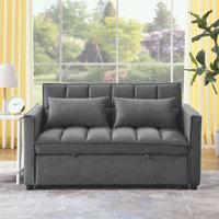 Cubbindall Upholstered Convertible Sofa Bed,Sleeper Sofa,Velvet Sofa,Modern Sofa,Accent Sofa by Latitude Run