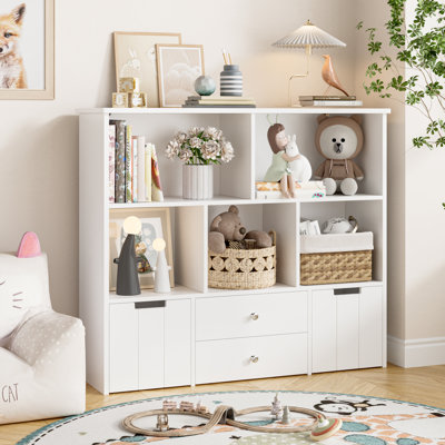 Botnen 37.4" H x 43.3" W Kids Bookcases by Wade Logan