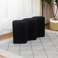 Sahithi Upholstered Ottoman by Mercer41