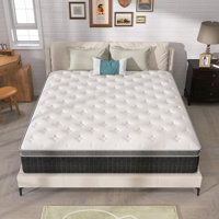 8"/10"/12"/14" Trina Medium Memory Foam Pocket Spring Hybrid Mattress by Alwyn Home