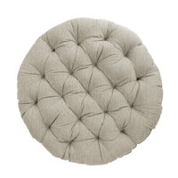 Soft-Texture Mist Indoor Papasan Cushion by Latitude Run