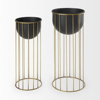 Riho Plant Stand - Set of 2 by Everly Quinn