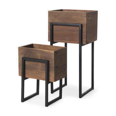 Acklen Plant Stand - Set of 2 by 17 Stories