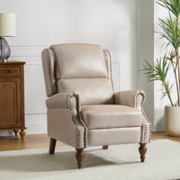 Asah Vegan Leather Manual Push Back Recliner