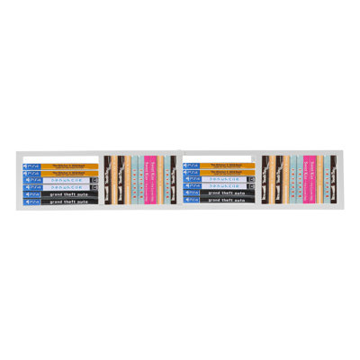 5pcs Wall Mounted CD Media Storage Shelf by Ebern Designs