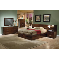 Hafina Bedroom Set in Cappuccino by Loon Peak