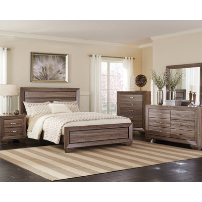Bynaker 4 - Piece Bedroom Set in Washed Taupe by Millwood Pines