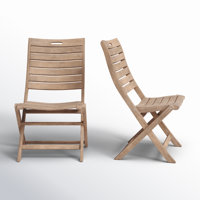 Kinsler Eucalyptus Outdoor Dining Side Chair by Birch Lane