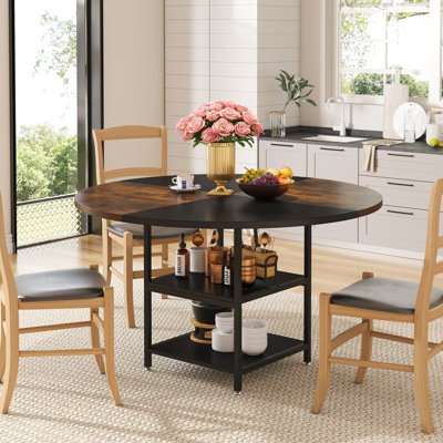 Rendell Round Dining Table by Everly Quinn