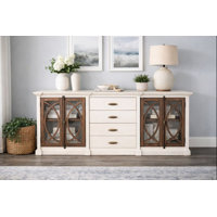 Barton Solid Wood TV Stand for TVs up to 88" by Laurel Foundry Modern Farmhouse