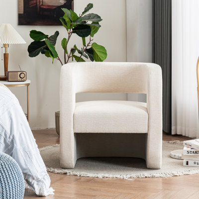 Sinel Full Assembled Upholstered Accent Chair For Living Room by Ebern Designs