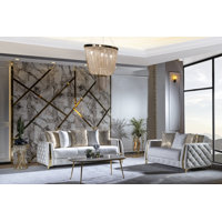 Keivin 2 - Piece Living Room Set