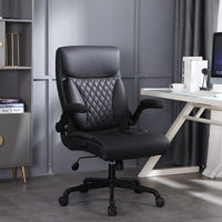 Llambrini Ergonomic Executive Chair  Faux Leather Office Chair with Headrest by Inbox Zero