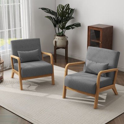 Jyrin Upholstered Accent Chair by George Oliver