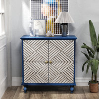 Catrinel Solid Wood Accent Cabinet by Alcott Hill