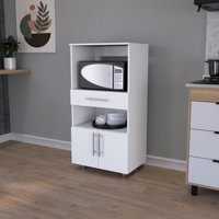 Kitchen Pantry Glenwood, Kitchen, White by Ebern Designs