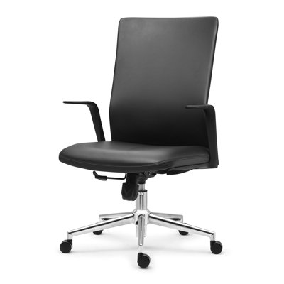 Jouan Office Chair High Back PU Leather Ergonomic Office Conference Chair by Ivy Bronx