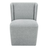 Corabeth Upholstered Rolling Dining Chair by Brayden Studio