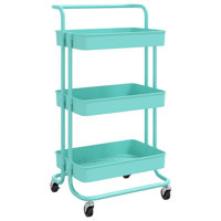 Monterius Metal Bar Cart by Rebrilliant