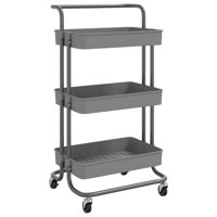 Monterius Metal Bar Cart by Rebrilliant