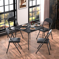 Lodovico 33.3 L x 33.3 W Dining Set by Inbox Zero