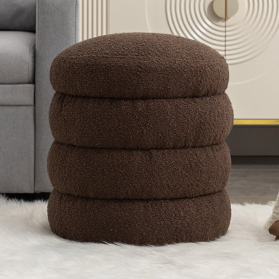 Slaten Wood Accent Stool by Mercer41