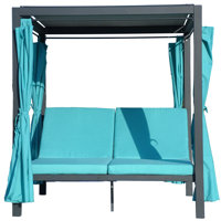 Kanari Outdoor Metal Chaise Lounge - Set of 2 by Hokku Designs