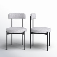 Liana Boucle Dining Chair by AllModern