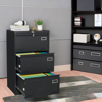 Enri 3-Drawer Vertical Filing Cabinet by Latitude Run