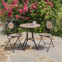 Montrevious Square 2 - Person 23.62" Long Bistro Set