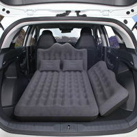 Eastchester Inflatable SUV Air Mattress Back Seat Camping Bed Thickened Car Sleeping Pad 69"L x 30"W x6"Th by Alwyn Home