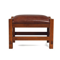 Ibbison Solid Wood Accent Stool by Loon Peak