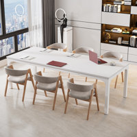 Louinis Rectangle Conference Table by Inbox Zero