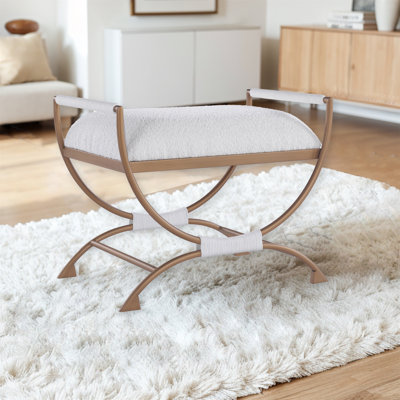 Irwinton 100% Polyester Upholstered Bench by Willa Arlo Interiors