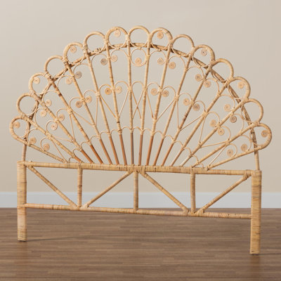Burt Rattan Headboard by Dakota Fields
