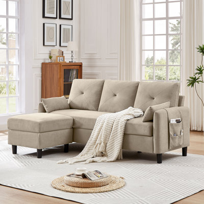 Elmaleh 3 - Piece Upholstered Sectional by Ebern Designs