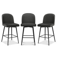Kanasha 26.9" Swivel Counter Height Bar Stools