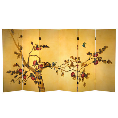 Halford 94.5" W x 48" H 6 - Panel Canvas Print Folding Room Divider