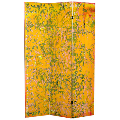 Hammondville 47.25" W x 71" H 3 - Panel Canvas Folding Room Divider