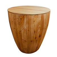 Ceferino Coffee Table,Bucket Shaped Storage Table,Wood Frame by Millwood Pines