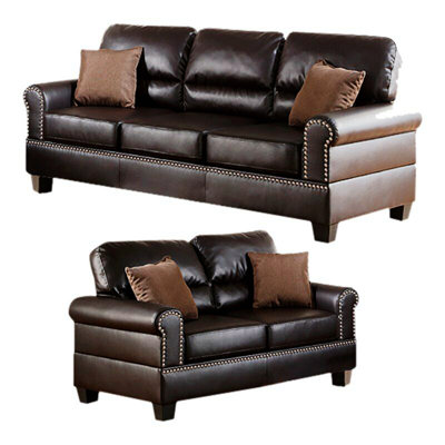 2 - Piece Vegan Leather Living Room Set by Red Barrel Studio