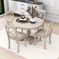 Kyjaun 4 - Person Extendable Dining Set by Gracie Oaks
