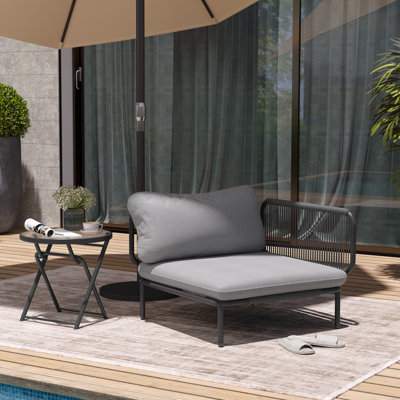 Imir Outdoor Patio Sectional with Cushions by Wrought Studio