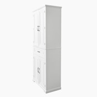 Bathroom Storage Cabinet With Doors And Drawer, Multiple Storage Space, Adjustable Shelf