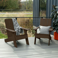 Byrnes Plastic Adirondack Chair by Rosecliff Heights