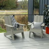 Byrnes Plastic Adirondack Chair by Rosecliff Heights