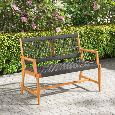 Nataysia Acacia Outdoor Bench by Winston Porter