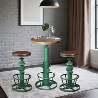 Jermeshia 2 - Person Breakfast Nook Dining Set by Williston Forge